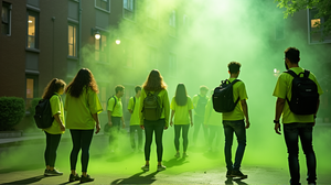 Rice's Lime Green Triumph: A Celebration for Mental Health