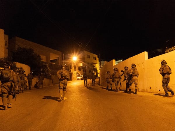 Military actions contunue in Shechem and Ramallah on the night of January 1