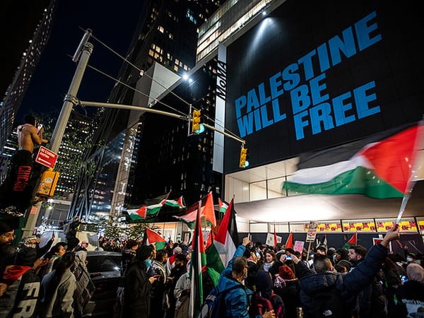 Hundreds of pro-Palestine protestors storm MoMA and Brooklyn Museum