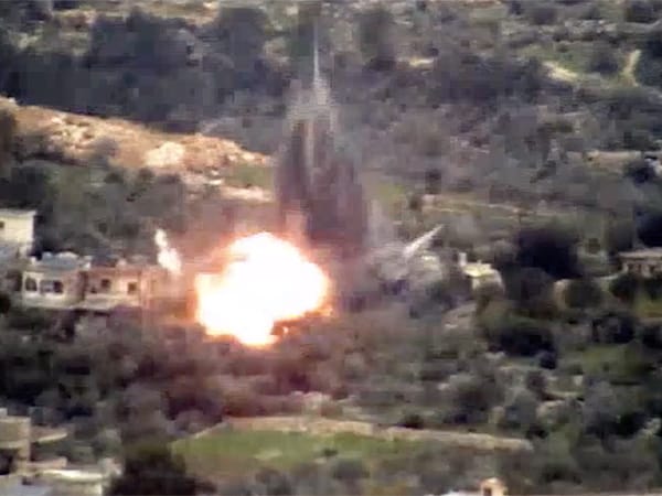 IDF shows strikes at Hezbollah military buildings in southern Lebanon