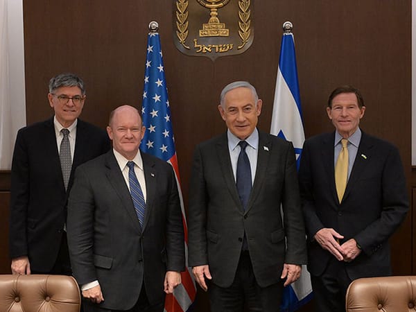 Netanyahu holds meeting with US Democratic Senators in Jerusalem