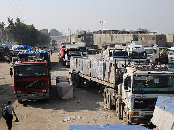 245 aid trucks enter Gaza through Kerem Shalom and Nitzana checkpoints