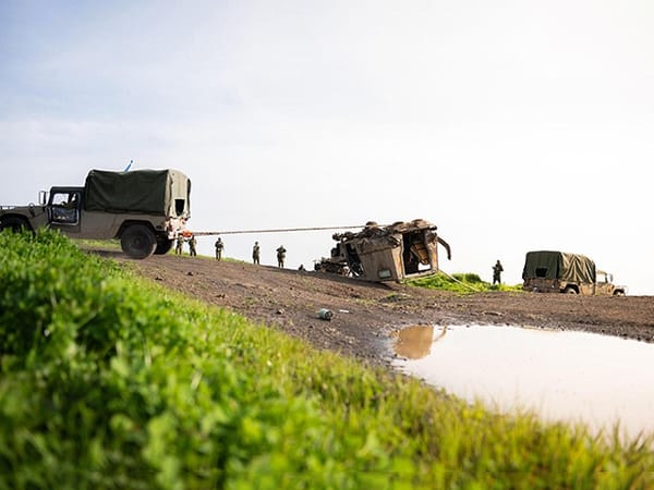 North Israel headquarters company conducts war scenario exercises in Lebanon