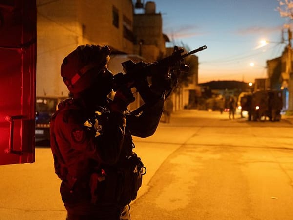 IDF operations in Nablus, Qalqilya, and Jericho (March 14)