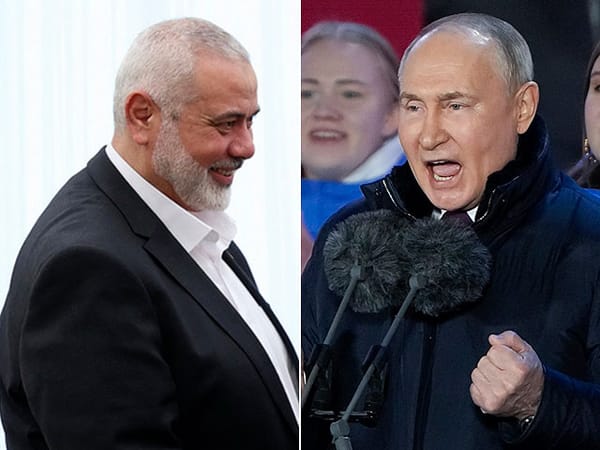 Senior Hamas official congratulates Putin on his victory in election, hopes to develop cooperation