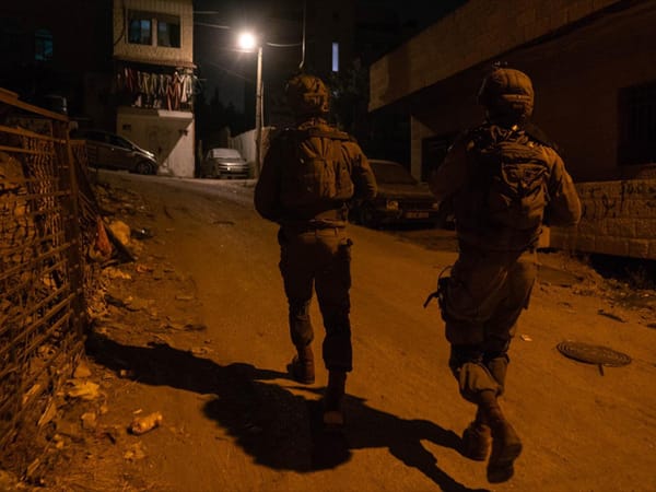 IDF operations in Hebron, Nablus, Tulkarm, and Jericho on March 20