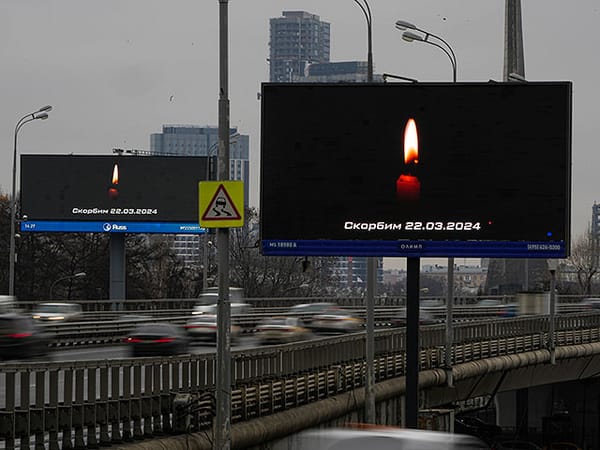 Russia observes national day of mourning after massacre in Moscow concert hall