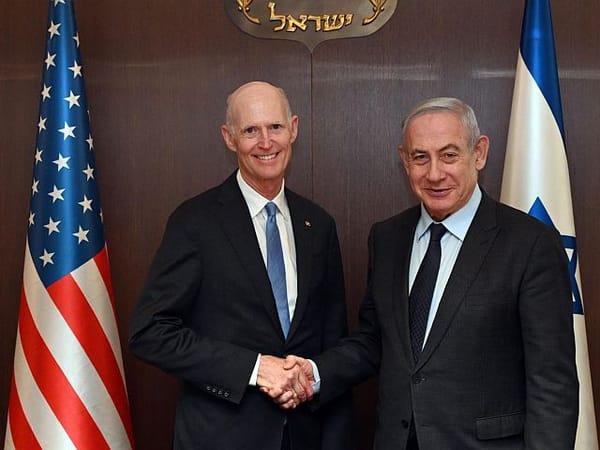 Netanyahu met with Republican Senator Rick Scott in Jerusalem