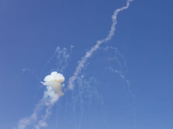 Third rocket attack of the day near Lebanese border