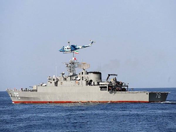 Iran deploys Frigate Jamaran to the Red Sea