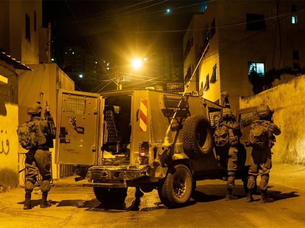 IDF operated in the areas of Nablus, Ramallah, Qalqilya, and Hebron overnight