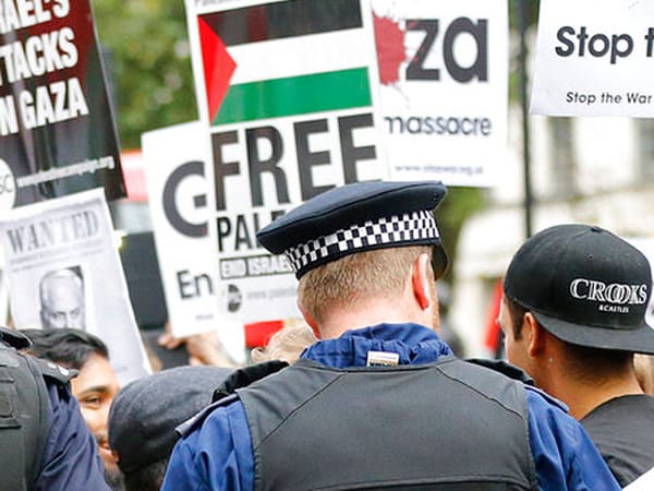 British police officer accused of showing support for Hamas