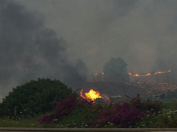 IDF confirms two Hezbollah UAVs fall in Upper Galilee, sparking fire