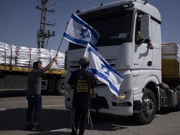 Settlers attack truck believing it carried humanitarian aid for Gaza, driver and three soldiers injured