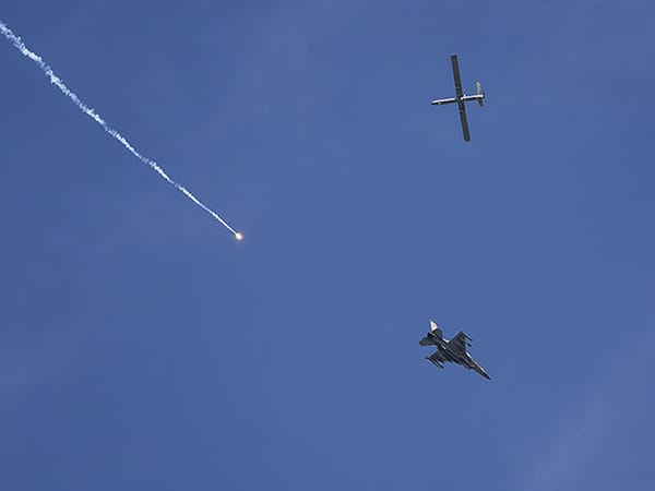 IDF intercepts cruise missile from the east and UAV from Lebanon