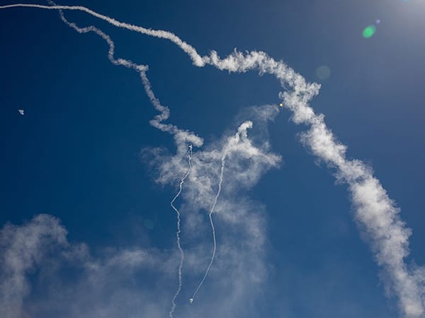 Rocket sirens in Western Galilee, near border with Lebanon