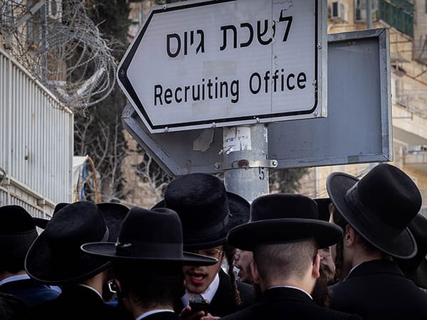 65% of Haredim support leaving coalition if government drafts Yeshiva students