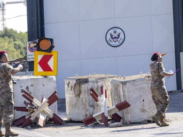 Gunman fires at American embassy in Beirut