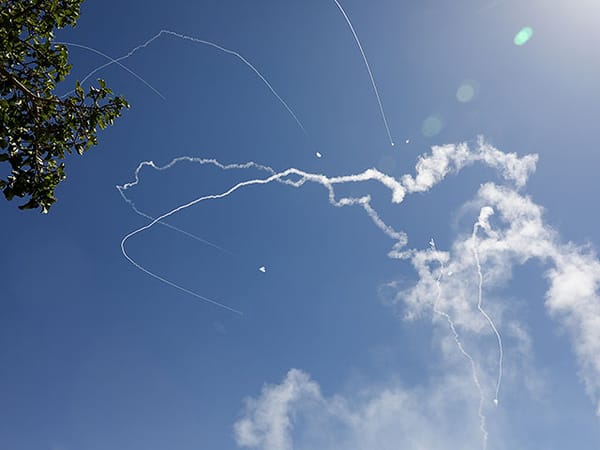 Rocket sirens near the Gaza border