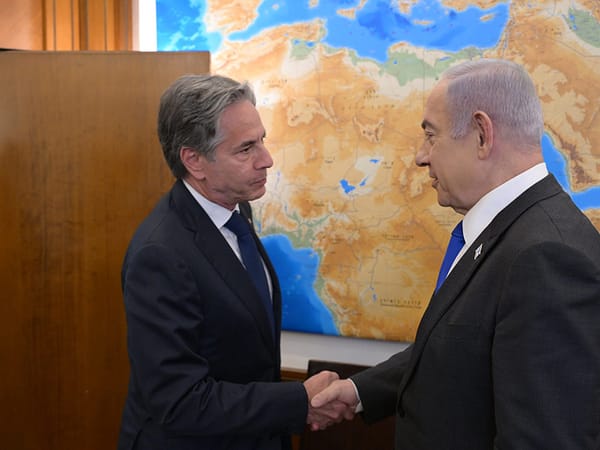 Netanyahu meets with Antony Blinken in Jerusalem
