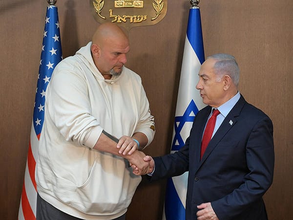 Netanyahu meets with pro-Israel Senator Peterman in Jerusalem