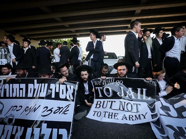 Ultra-religious protesters block Highway 4 during rush hour