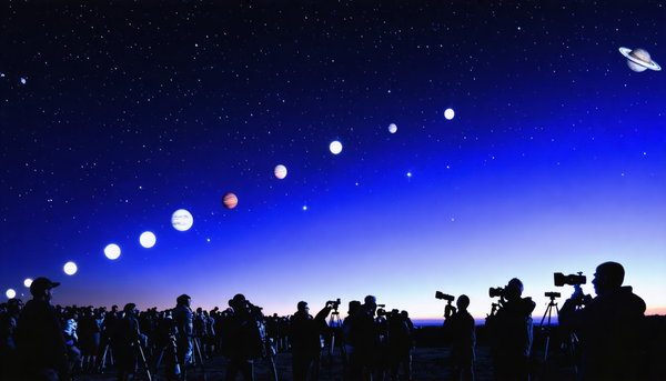 Witness the Celestial Magic of the Planet Parade in the US!