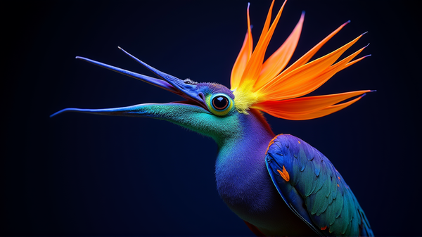 Fish Biologists' Illuminating Discovery: Birds of Paradise Glow Under UV Light!