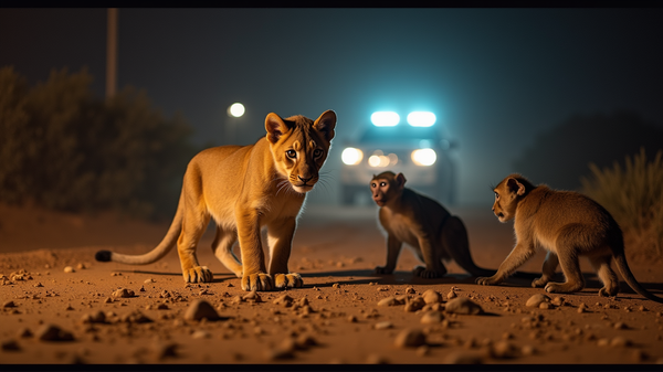 Exotic Animals In Danger: Lion Cub and Monkeys Rescued from Illegal Captivity in Israel