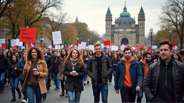 Outcry and March: Activists Protest Former Israel PM's Speech at HBS